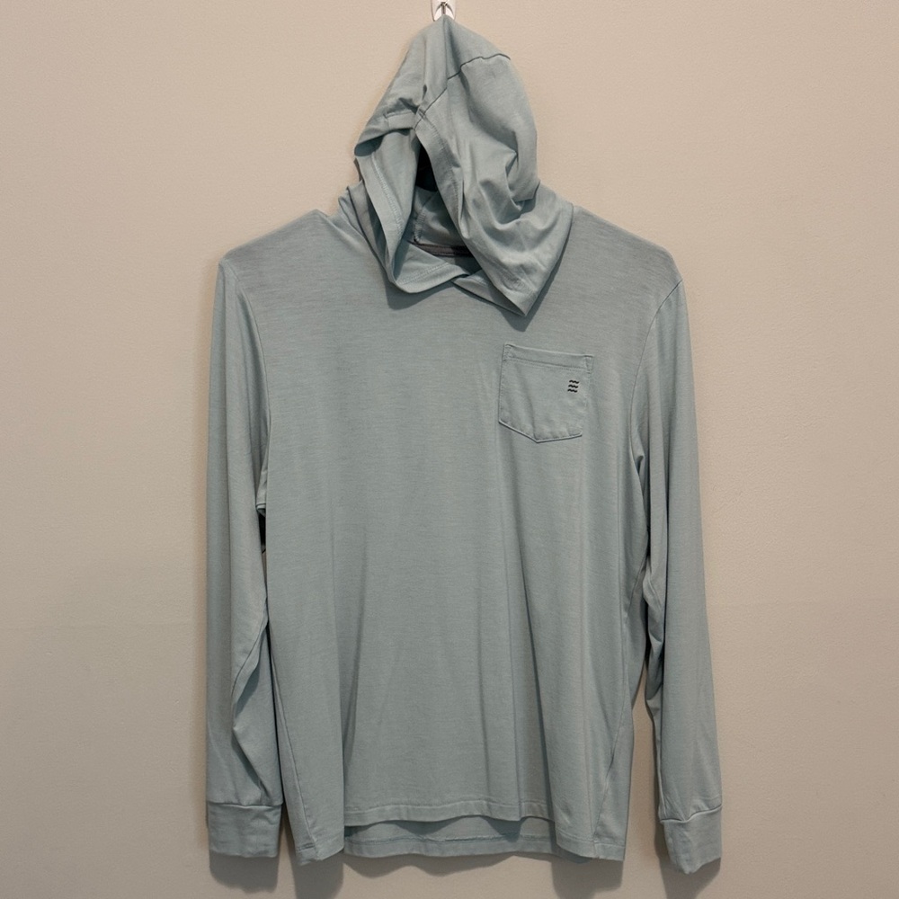 Free Fly Youth Bamboo shade Hoodie Light Blue